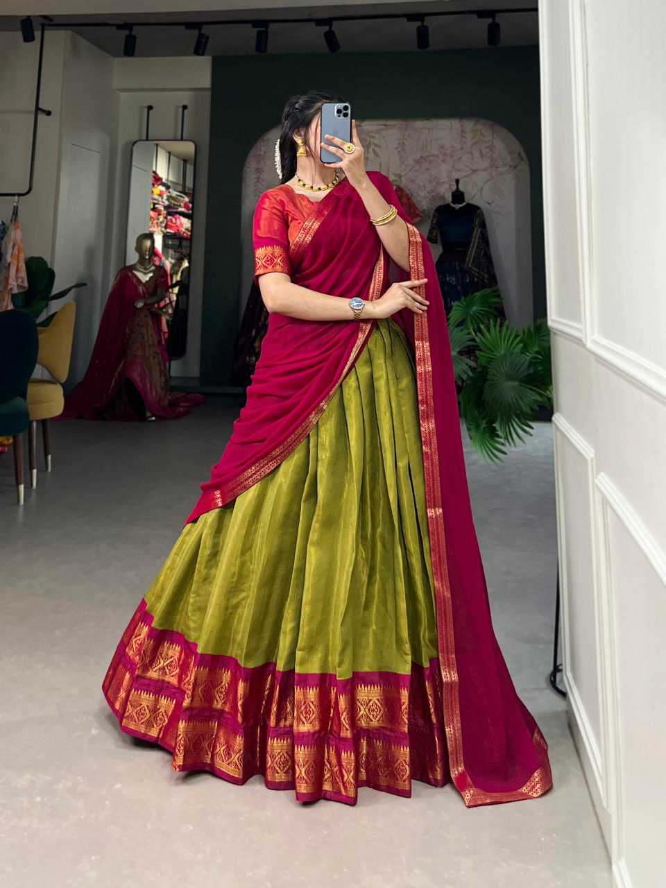 Kanjivaram Lcb 2001 Lehengas  Fancy Lehenga