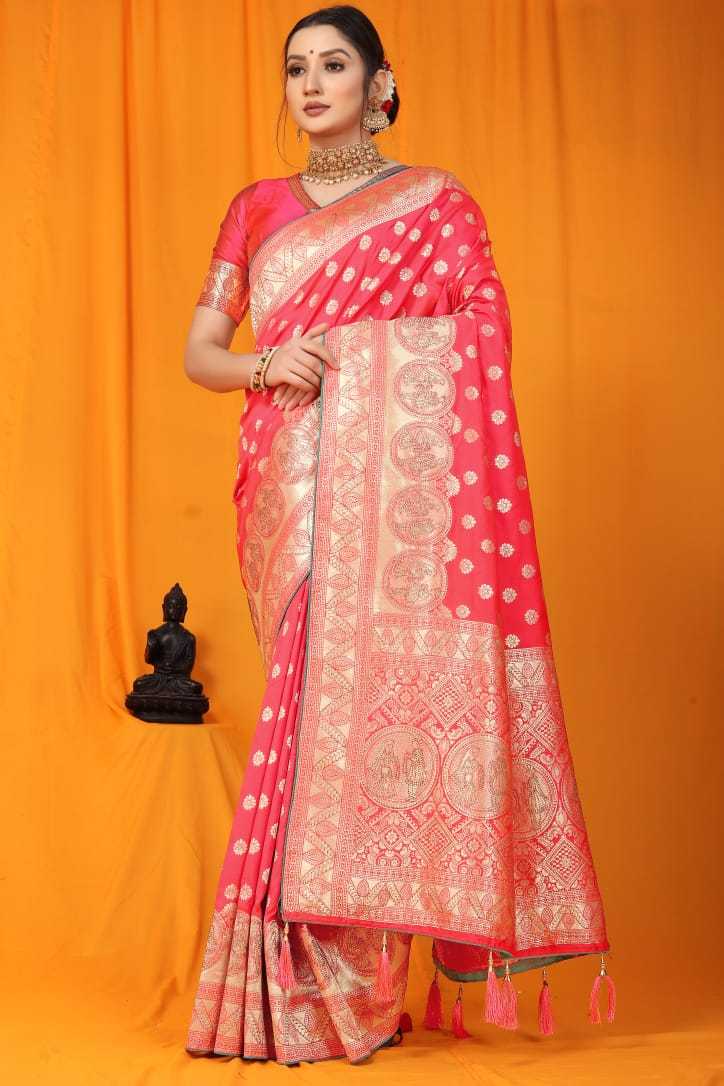 Kanjivaram Silk Ptn Siroski Silk  Sarees