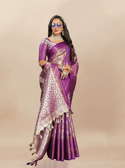 Kanjivaram Silk Rdy 4227 (Nusrat)   Sarees