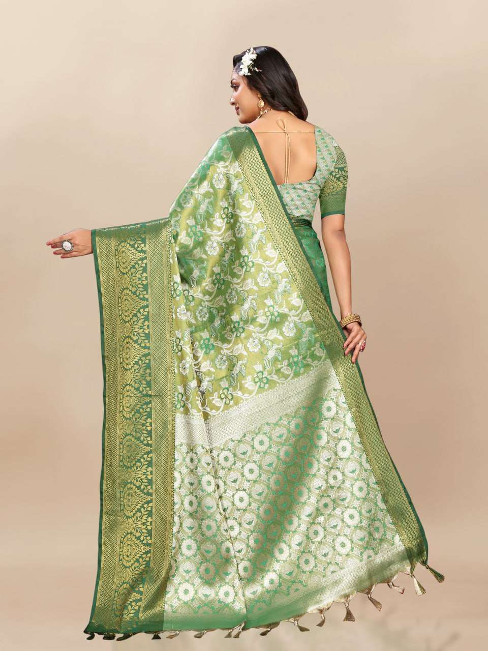 Kanjivaram Silk Rdy 4227 (Nusrat)   Sarees