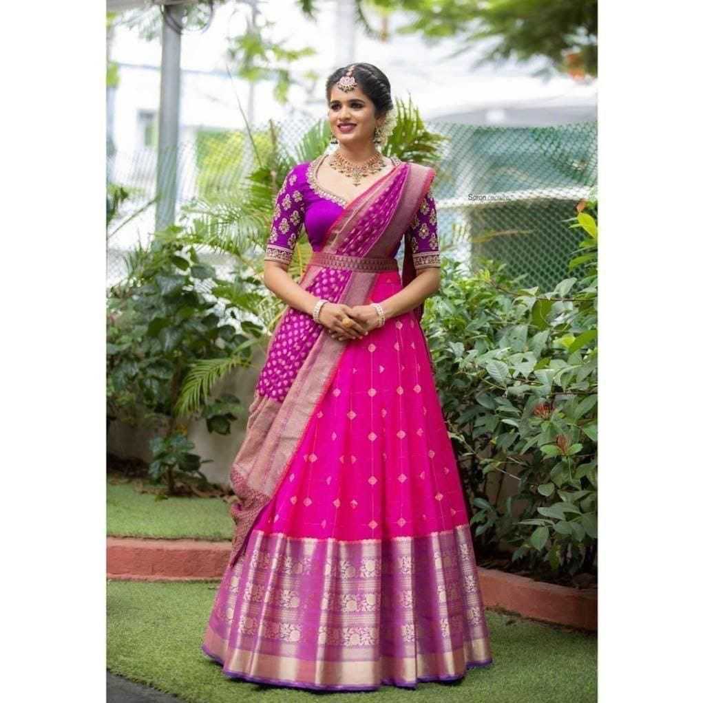 Kanjivaram Silk Rin138 1001 Lehengas  Silk Traditional Lehengas