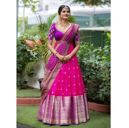 Kanjivaram Silk Rin138 1001 Lehengas  Silk Traditional Lehengas