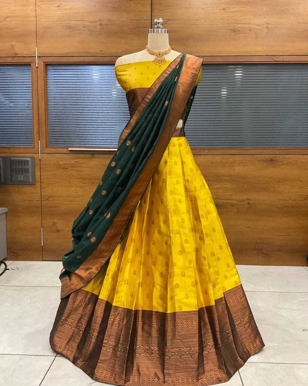 Kanjivaram Silk Rpvr Believe Lehengas  Traditional Lehengas