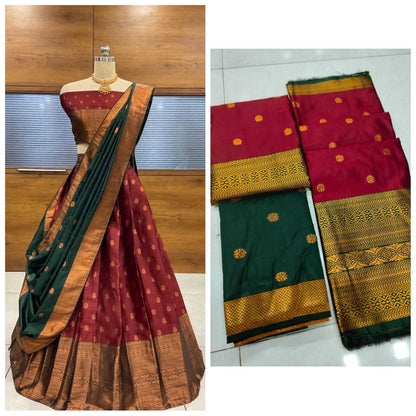 Kanjivaram Silk Rpvr Believe Lehengas  Traditional Lehengas