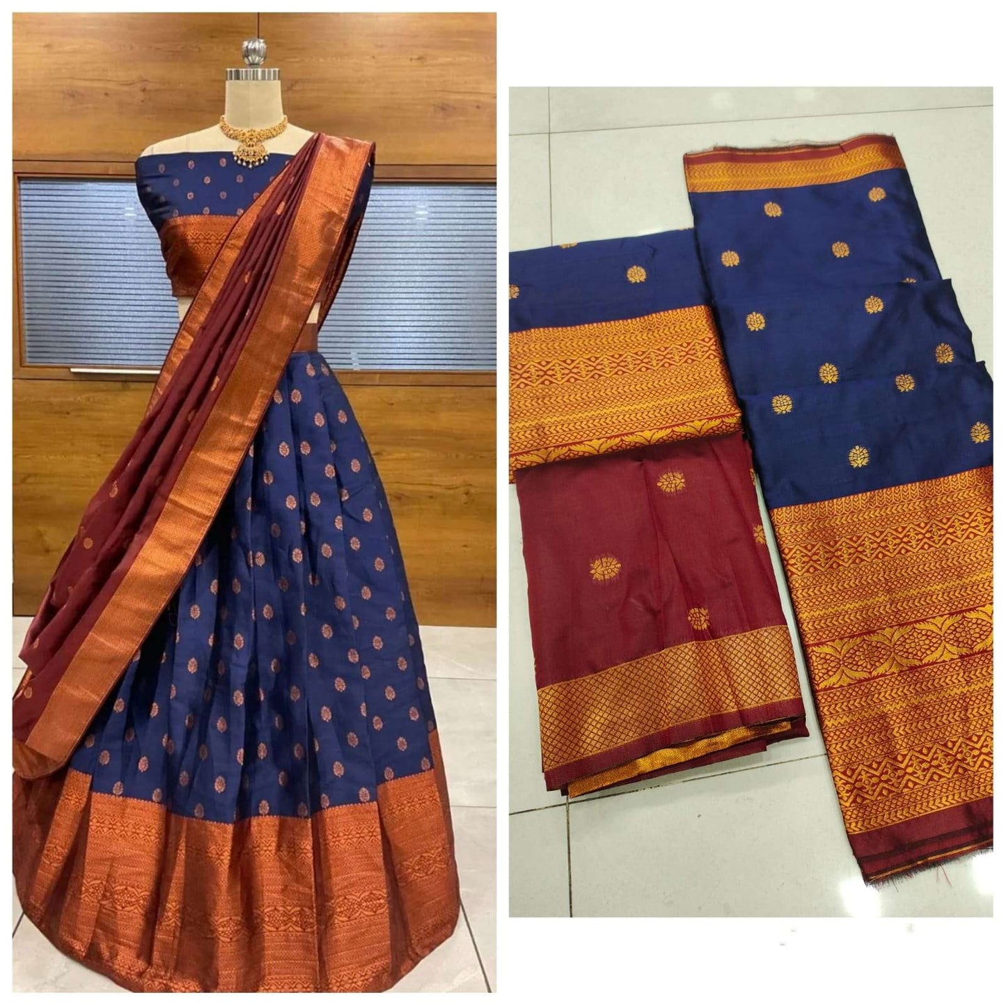 Kanjivaram Silk Rpvr Believe Lehengas  Traditional Lehengas