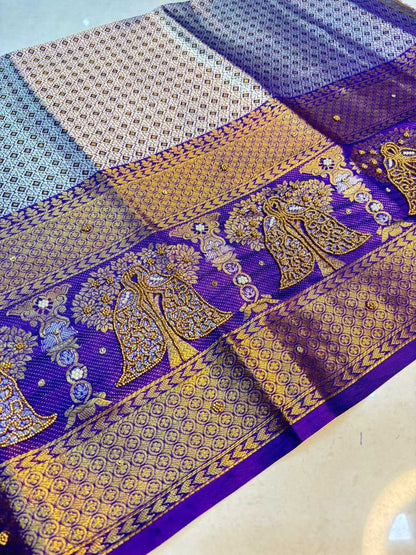 Kanjivaram Silk Run Kanjivaram  Sarees