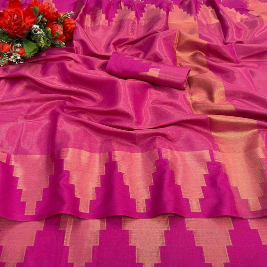 Kanjivaram Silk Rvr Copper Temple-B Silk Sarees  Kanjeevaram Soft Silk Traditional Sarees