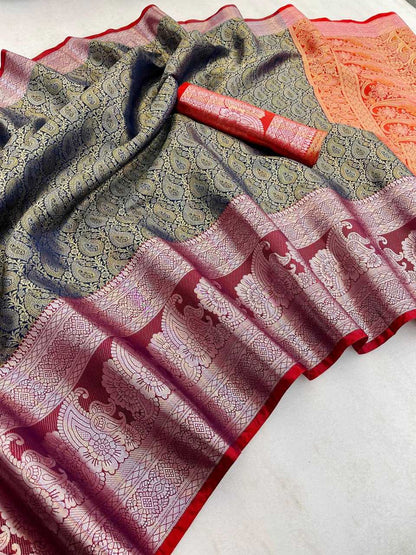 Kanjivaram Silk Rvv 19 Silk Sarees  Kanjeevaram Soft Silk Pattu Sarees