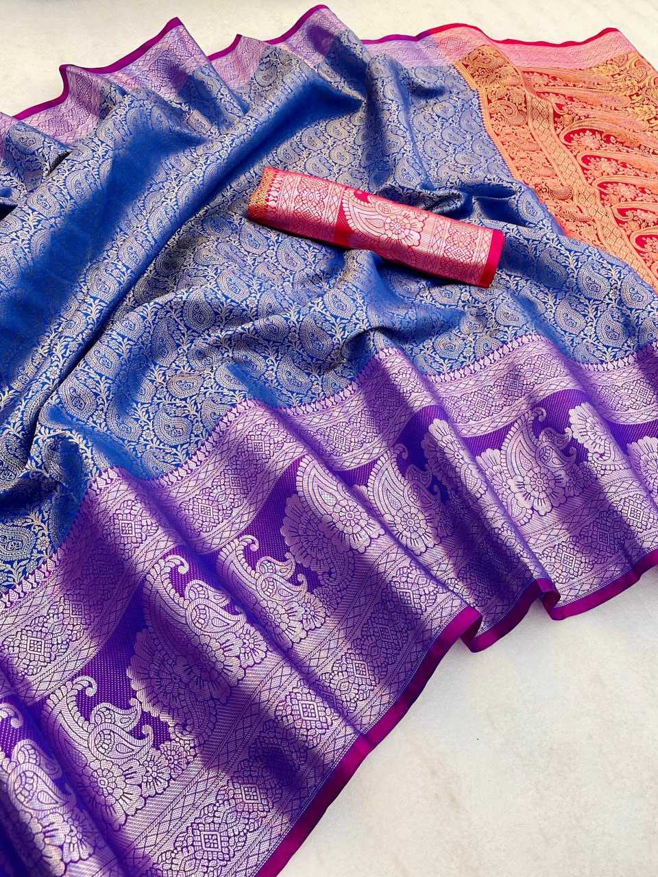 Kanjivaram Silk Rvv 19 Silk Sarees  Kanjeevaram Soft Silk Pattu Sarees