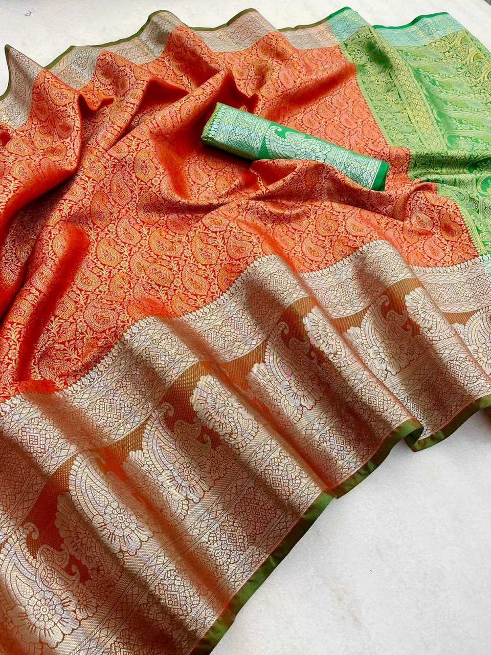 Kanjivaram Silk Rvv 19 Silk Sarees  Kanjeevaram Soft Silk Pattu Sarees