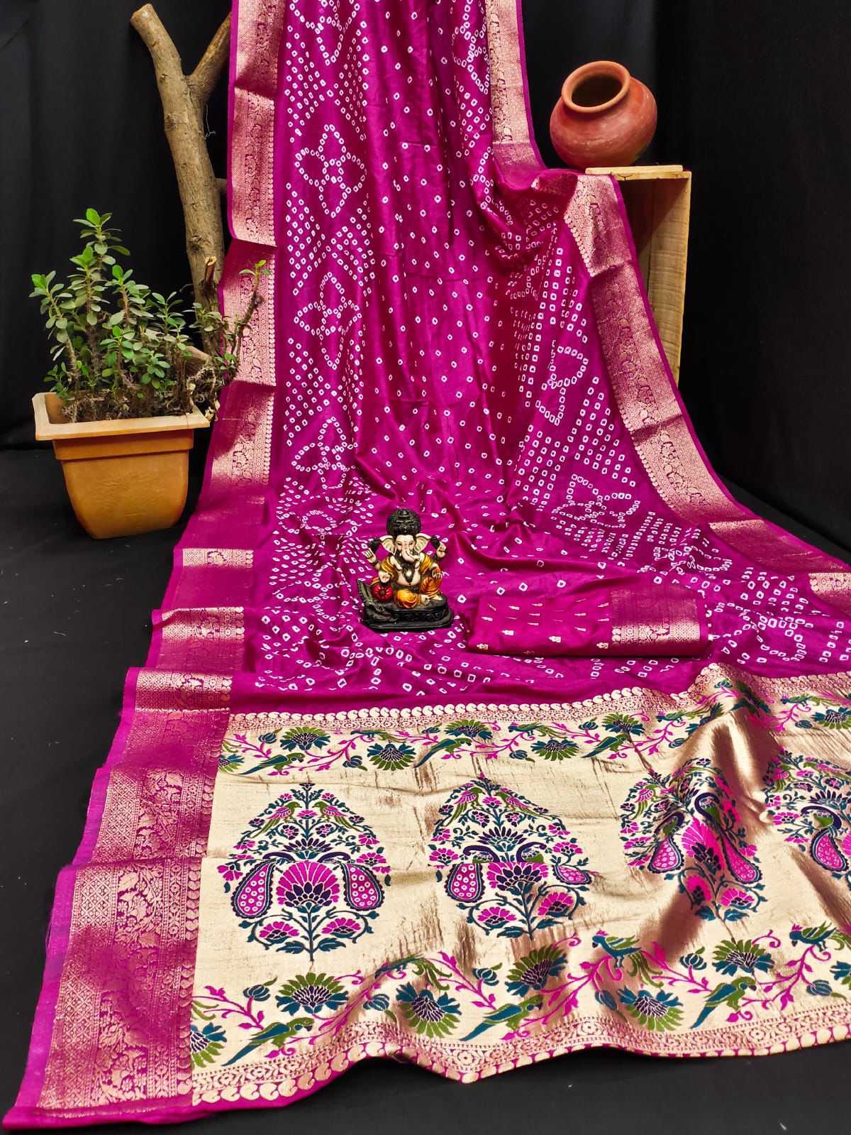 Kanjivaram Silk Vad 18 Silk Sarees  Paithani Janjeevaram Soft Silk Sarees E