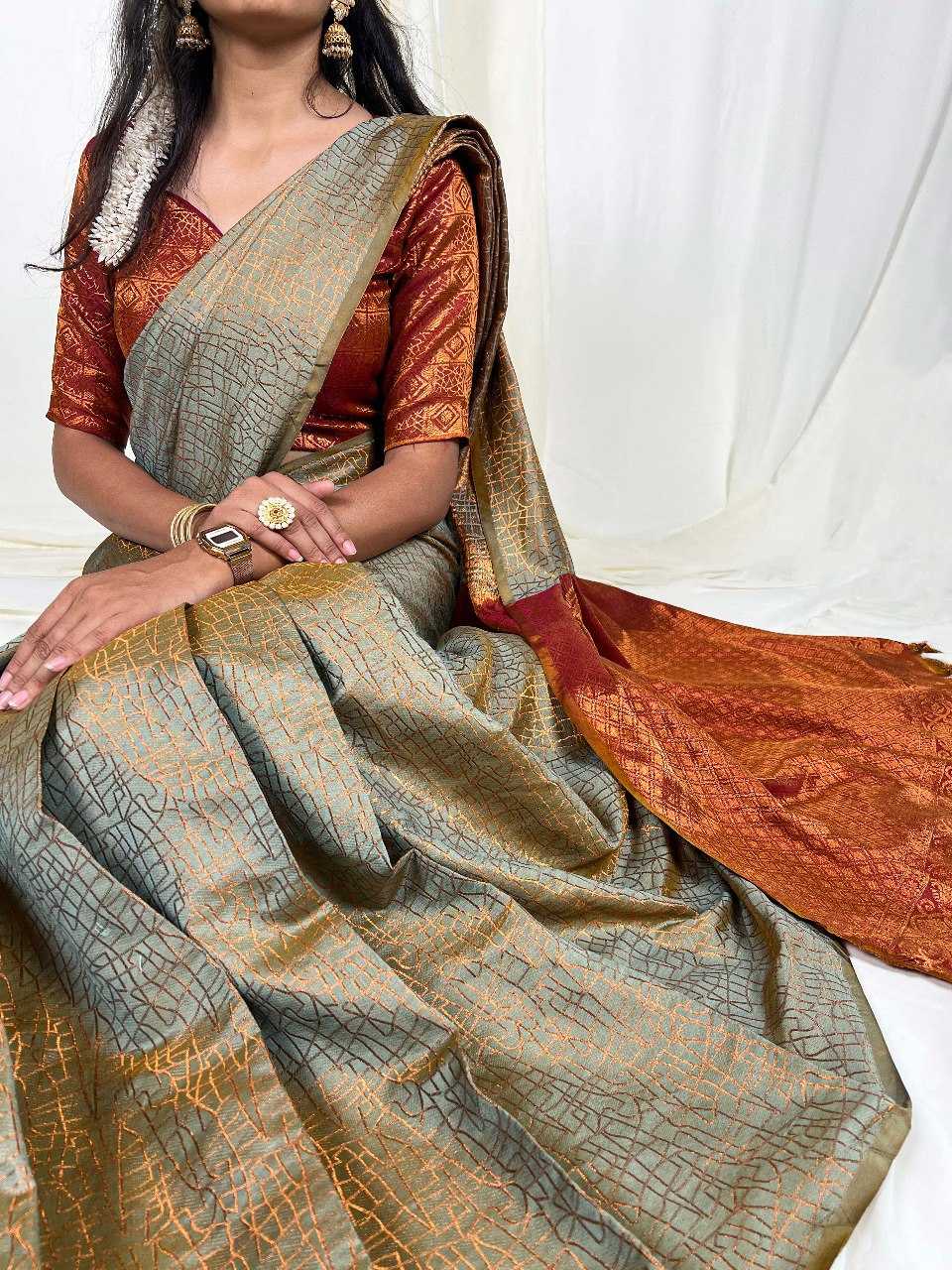 Kanjivaram Silk Ygf 7501  Sarees