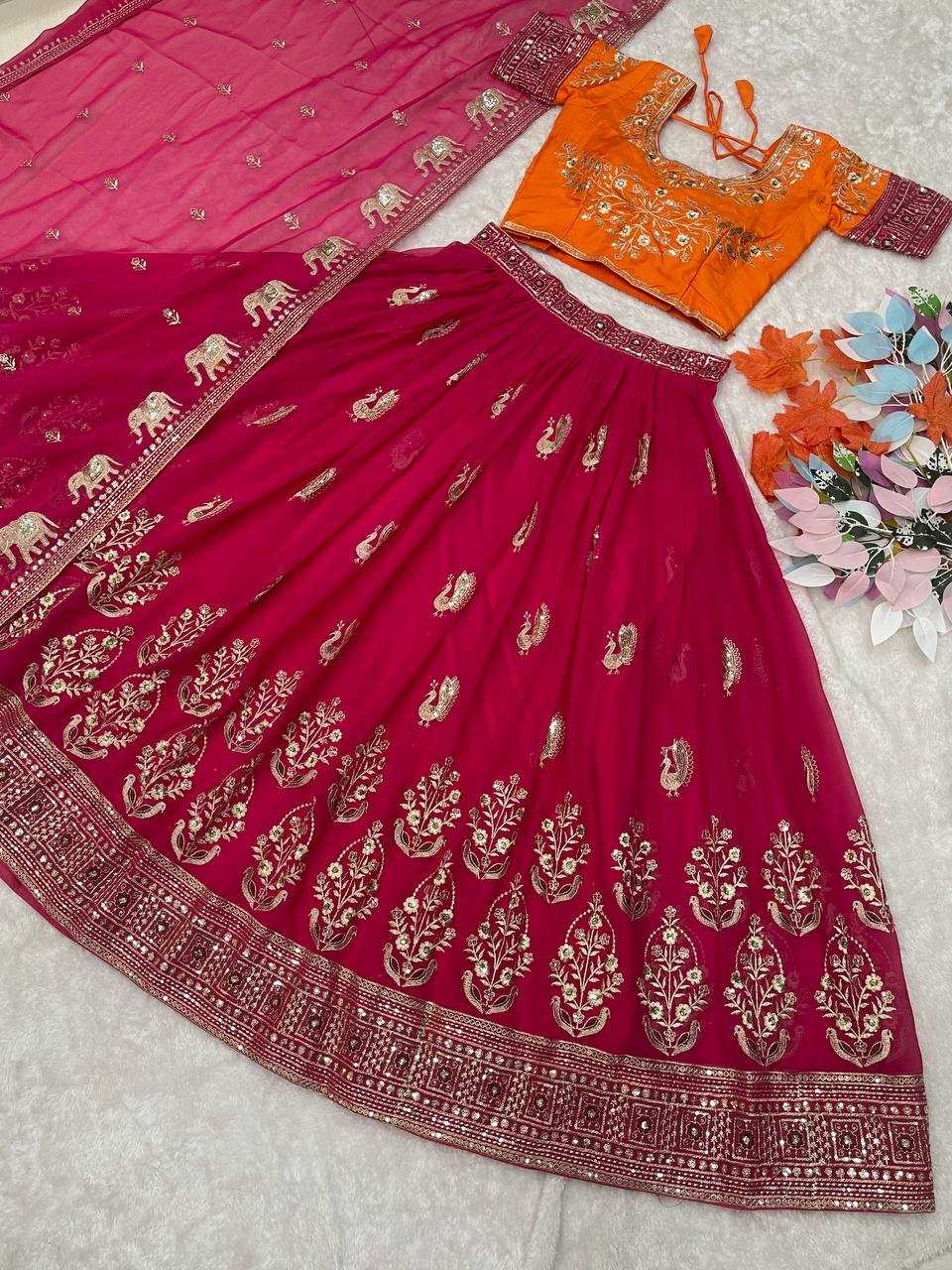 Kesh127 008 Lehengas  Traditional Embroidered Lehengas