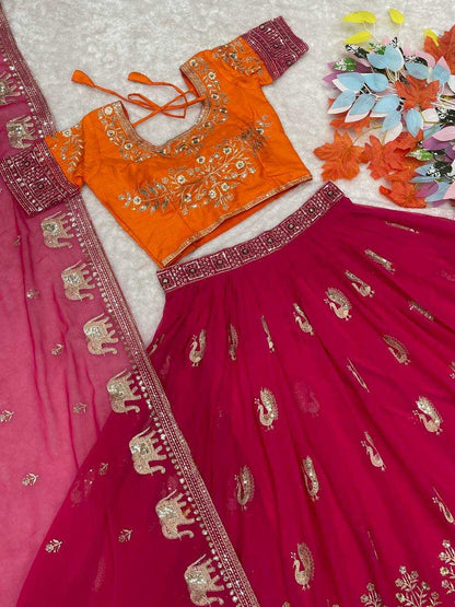 Kesh127 008 Lehengas  Traditional Embroidered Lehengas