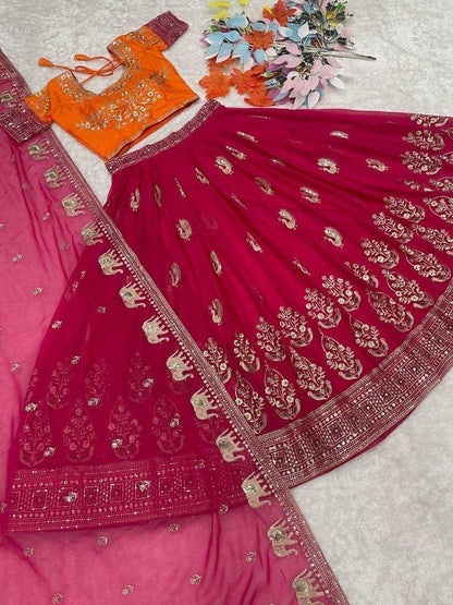 Kesh127 008 Lehengas  Traditional Embroidered Lehengas