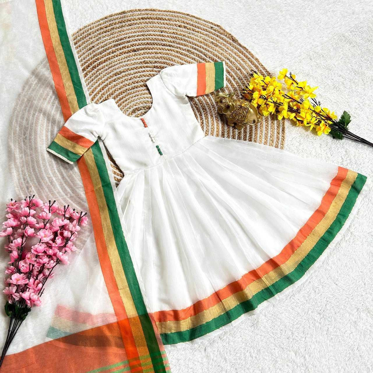 Khadi Cotton Rrkt Cotton Kids Wear  Kids Gowns