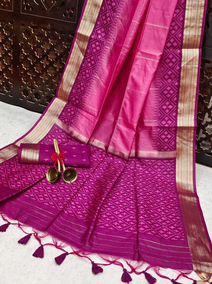 Khadi Kesh101 Ant41 Silk Sarees  Soft Silk Jamdani Khadi Sarees