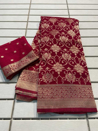 Khadi Silk Kesh101 Ant30  Saree