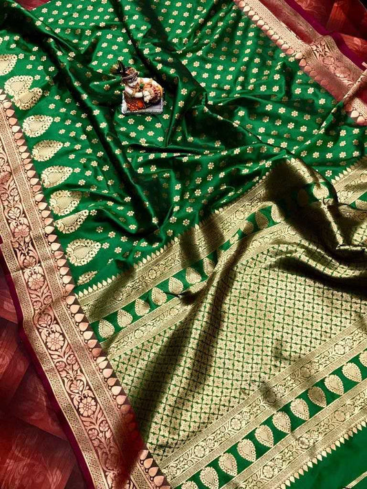 Lichi Silk Kesh170  Lily Silk Sarees  Banarasi Silk Soft Silk Pure Zari Silk Zari Border Silk Sarees