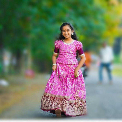 Lichi Silk Rin192 7937 Kids Wear  Kids Lehengas