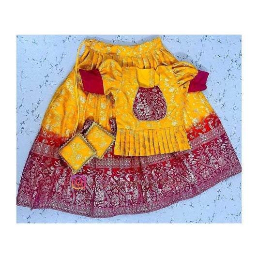 Lichi Silk Rin192 7937 Kids Wear  Kids Lehengas