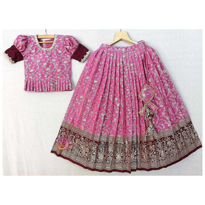 Lichi Silk Rin192 7937 Kids Wear  Kids Lehengas