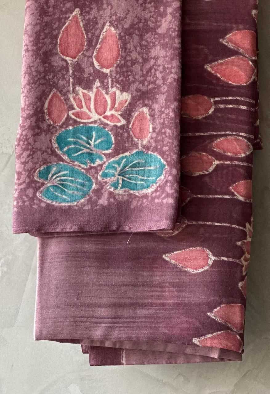 Linen Mud Line Sarees  Printed Cotton Linen Indian Sarees