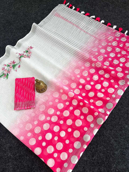 Linen Rma 439 Sarees  Printed Sarees