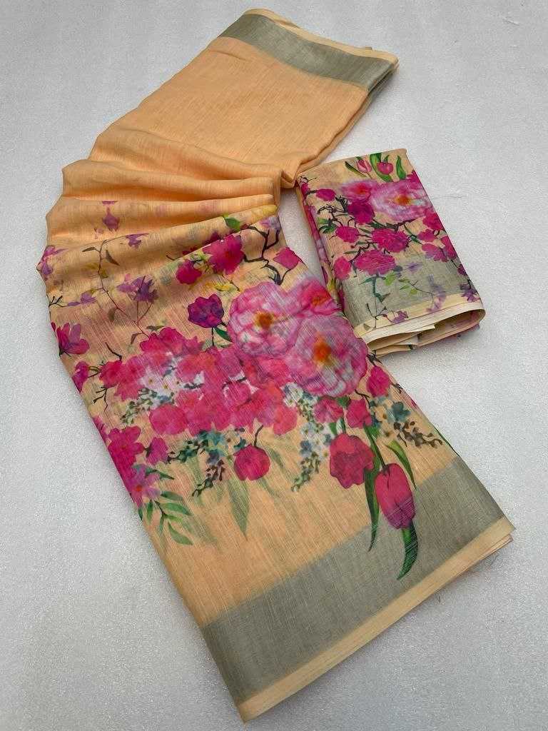 Linen Rmp 263  Sarees