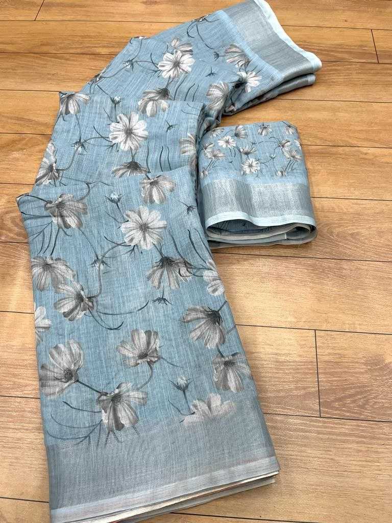 Linen Rmp 263  Sarees