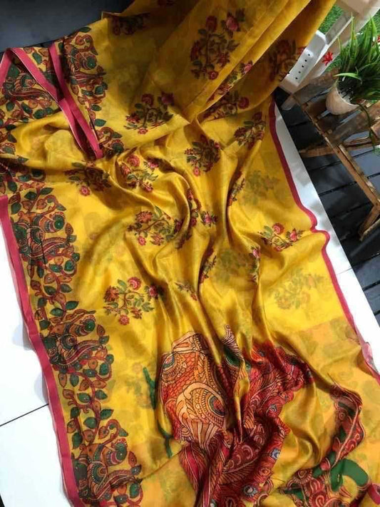 Linene Kesh101 Ant95 Sarees  Printed Indian Ladies Sarees