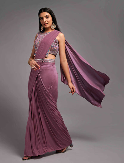 Malay Satin Silk Rvt 548  Sarees