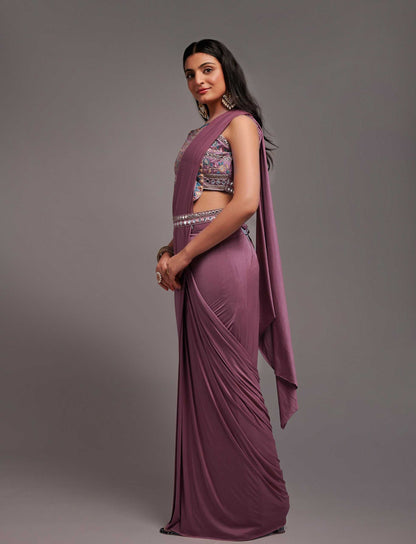 Malay Satin Silk Rvt 548  Sarees