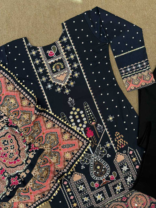 Maslin Kesh159 1279 Suits & Dresses  Ladies Dresses Printed Suits