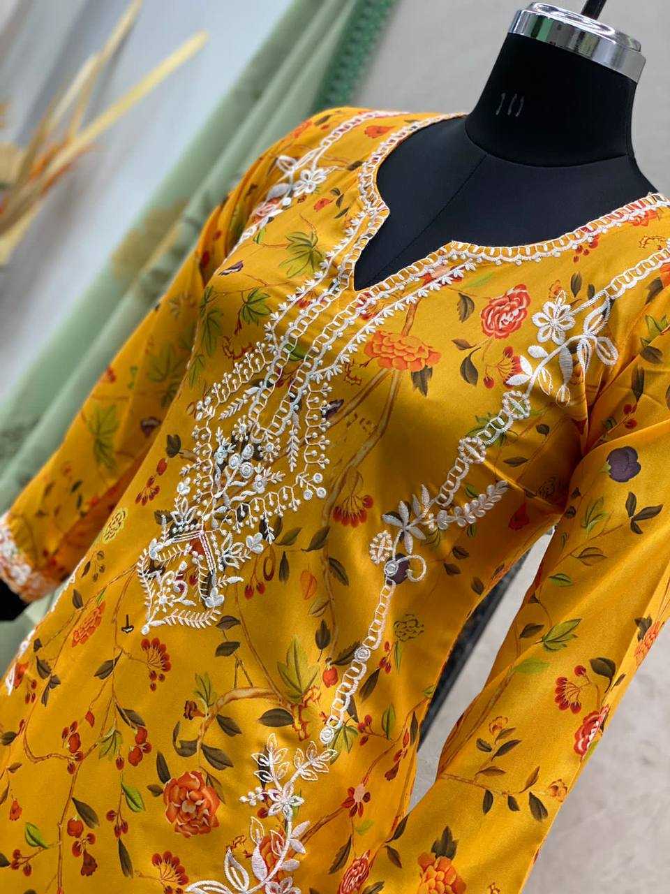 Maslin Rin110 152 Suits & Dresses  Printed Embroidery Cotton Suits