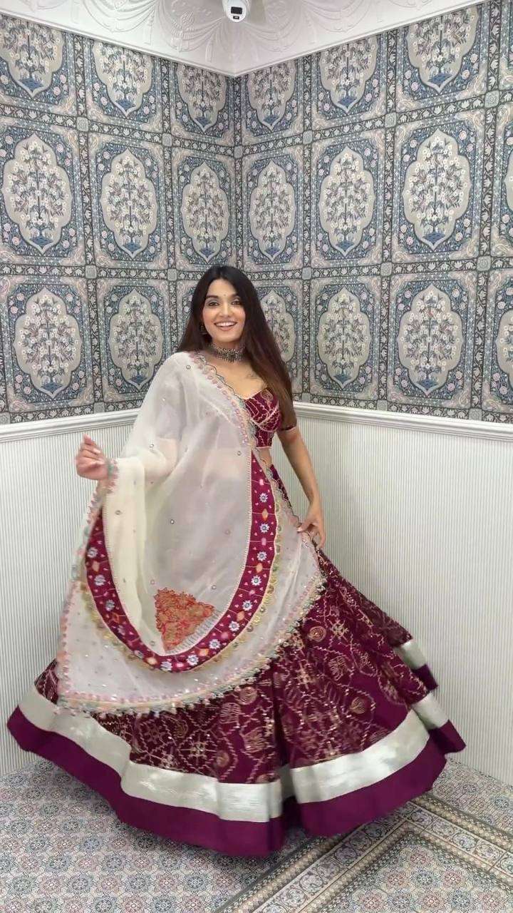 Maslin Rin141 613 Lehengas  Navratri Chaniya Choli Traditional Lehenga