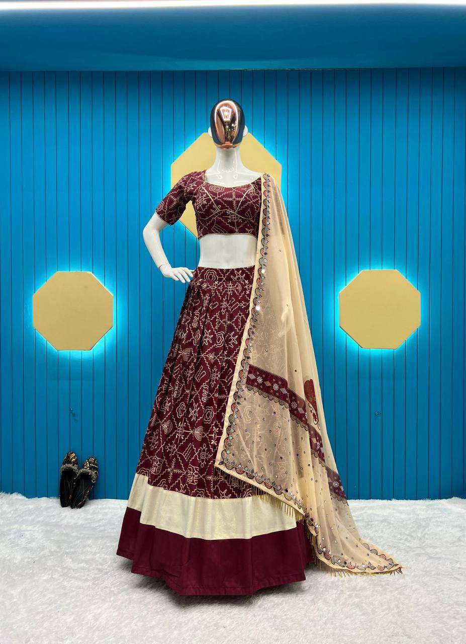 Maslin Rin141 613 Lehengas  Navratri Chaniya Choli Traditional Lehenga