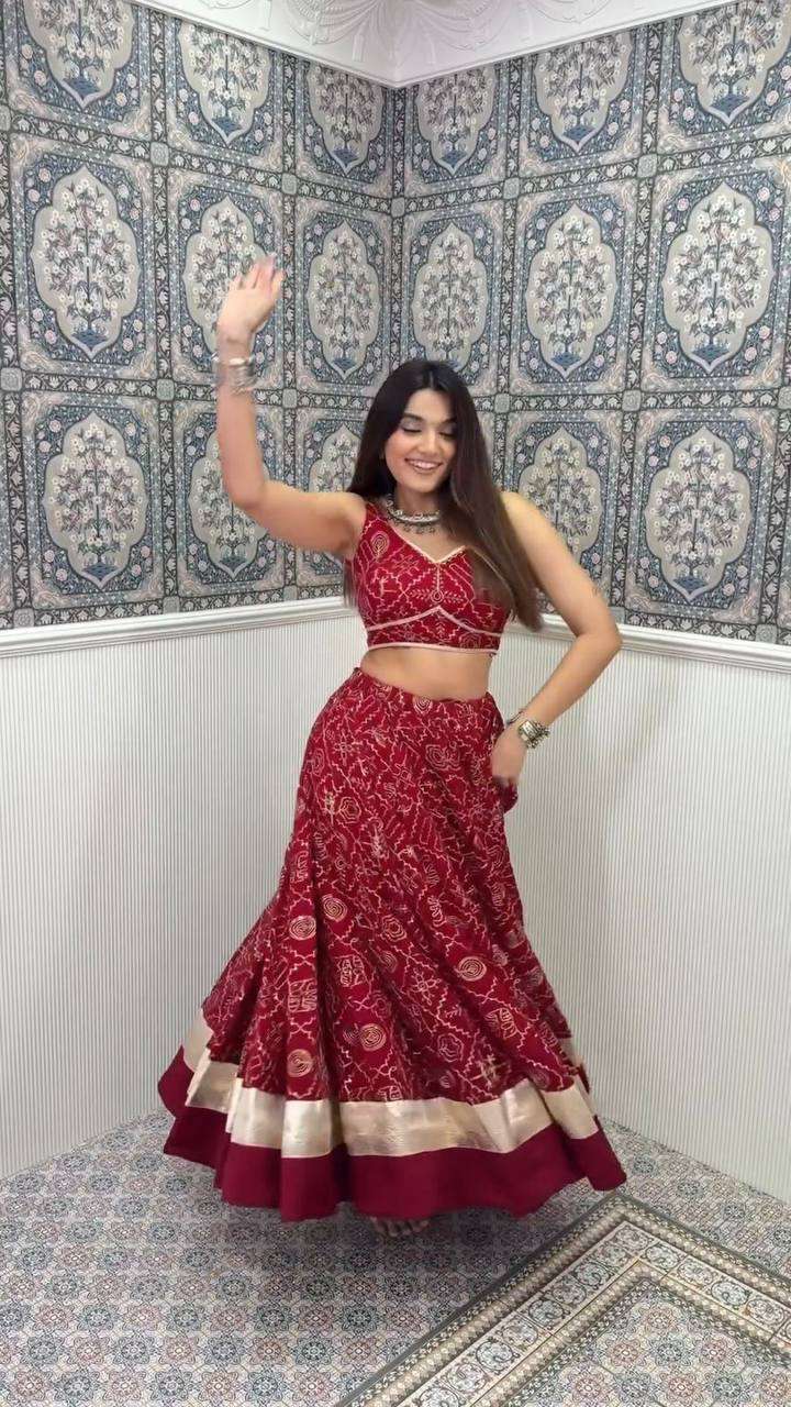 Maslin Rin141 613 Lehengas  Navratri Chaniya Choli Traditional Lehenga