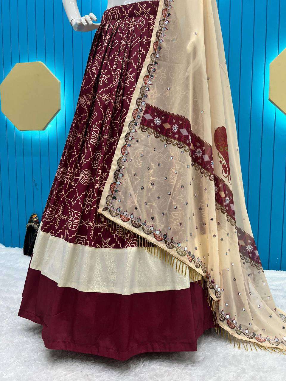 Maslin Rin141 613 Lehengas  Navratri Chaniya Choli Traditional Lehenga