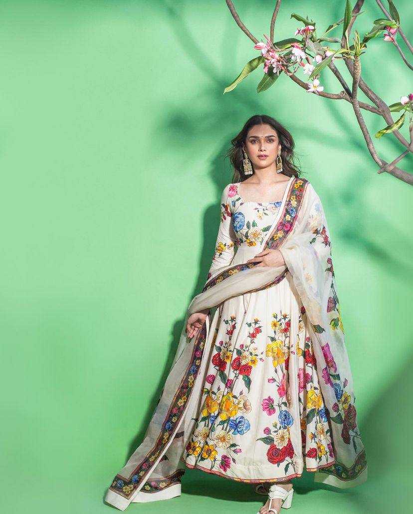 Muslin Cotton Kesh149 1250 Gowns  Anarkali Long Printed Fancy Gowns