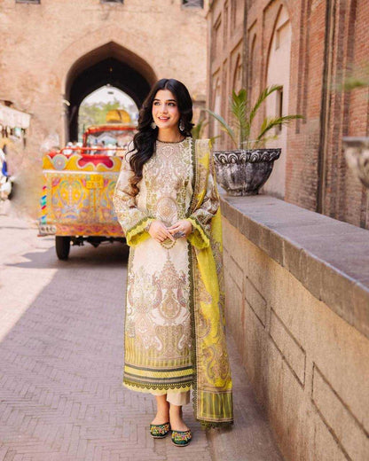 Muslin Cotton Kesh149 1282 Suits & Dresses Islamic Clothing  Pakistani Printed Cotton Ladies Silk Suits