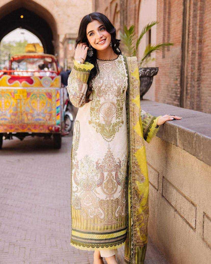 Muslin Cotton Kesh149 1282 Suits & Dresses Islamic Clothing  Pakistani Printed Cotton Ladies Silk Suits