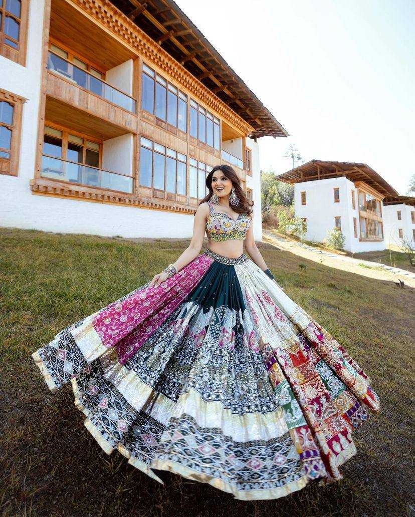 Muslin Cotton Kesh151 046 Lehengas  Traditional Printed Navratri Chaniya Choli