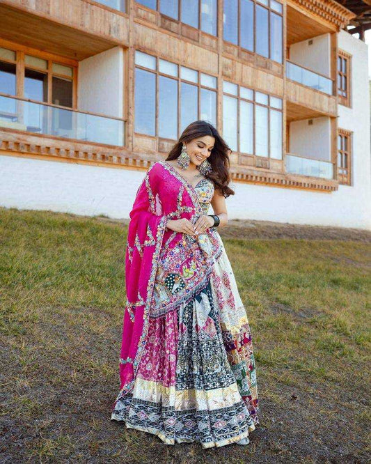 Muslin Cotton Kesh151 046 Lehengas  Traditional Printed Navratri Chaniya Choli