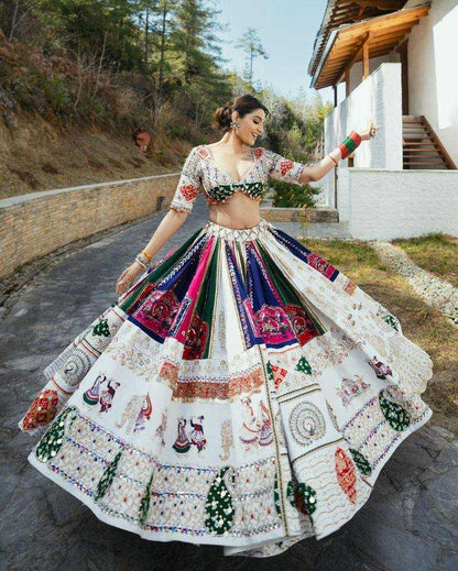 Muslin Cotton Kesh151 047 Lehengas  Traditional Printed Navratri Chaniya Choli