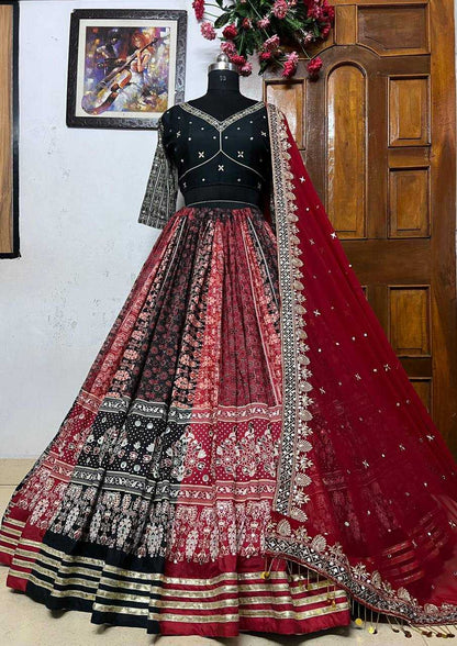 Muslin Cotton Kesh151 050 Lehengas  Traditional Embroidered Navratri Chaniya Choli