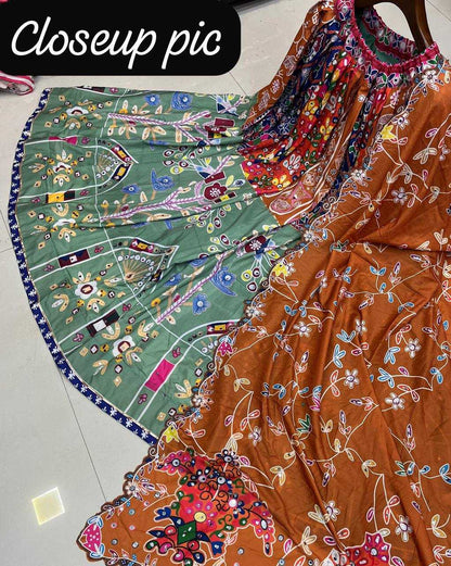 Muslin Cotton Kesh151 051 Lehengas  Traditional Printed Navratri Chaniya Choli