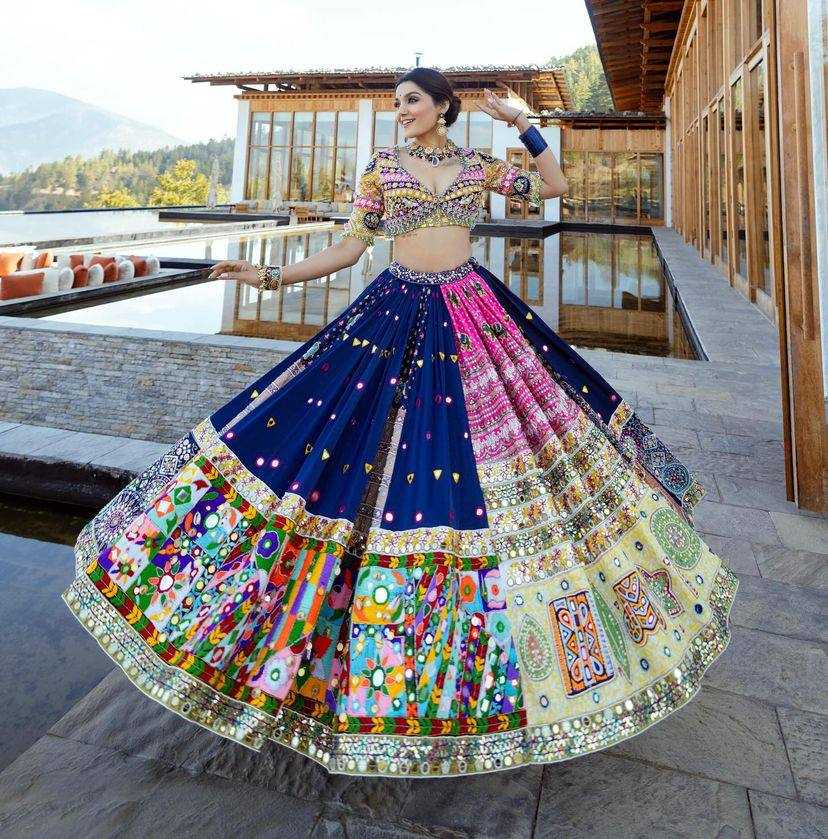 Muslin Cotton Kesh151 054 Lehengas  Traditional Printed Navratri Chaniya Choli