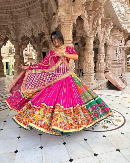 Muslin Cotton Kesh151 063 Lehengas  Traditional Printed Navratri Chaniya Choli