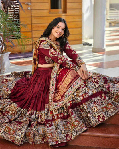 Muslin Cotton Kesh151 070 Lehengas  Traditional Navratri Chaniya Choli